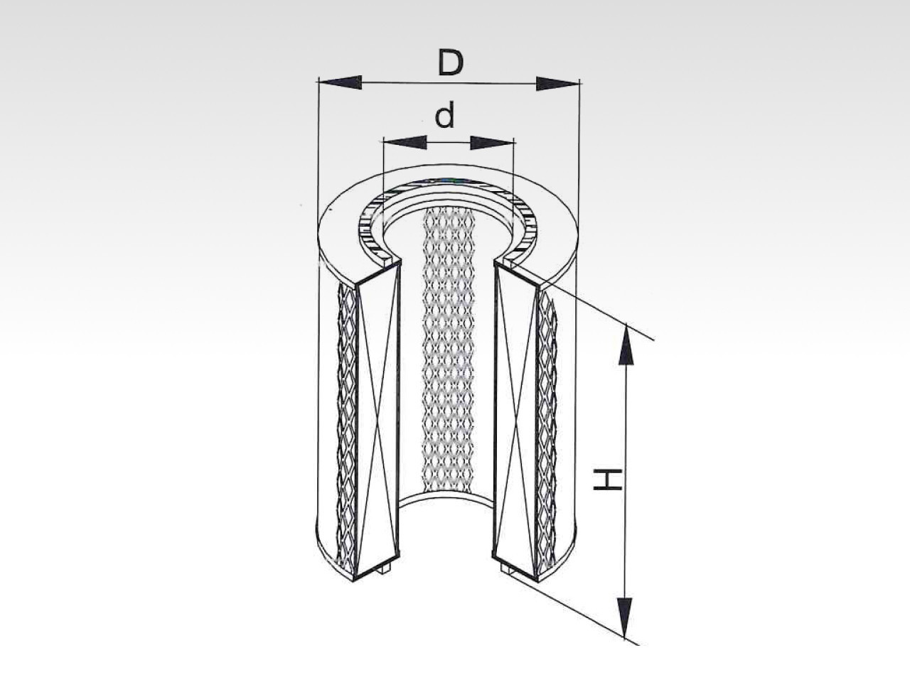 Воздушный фильтр для компрессоров фильтр NEVSKY FILTER NF9305