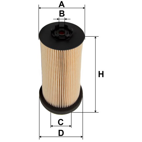 Размеры фильтра NF3712 NEVSKY FILTER